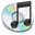 iTunes Black Icon 32x32 png